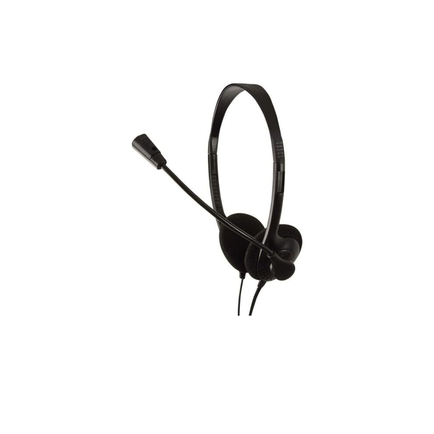 Casti Stereo Logilink HS0002, Microfon, control volum, Jack 3.5 mm, Negru fotografia produsului