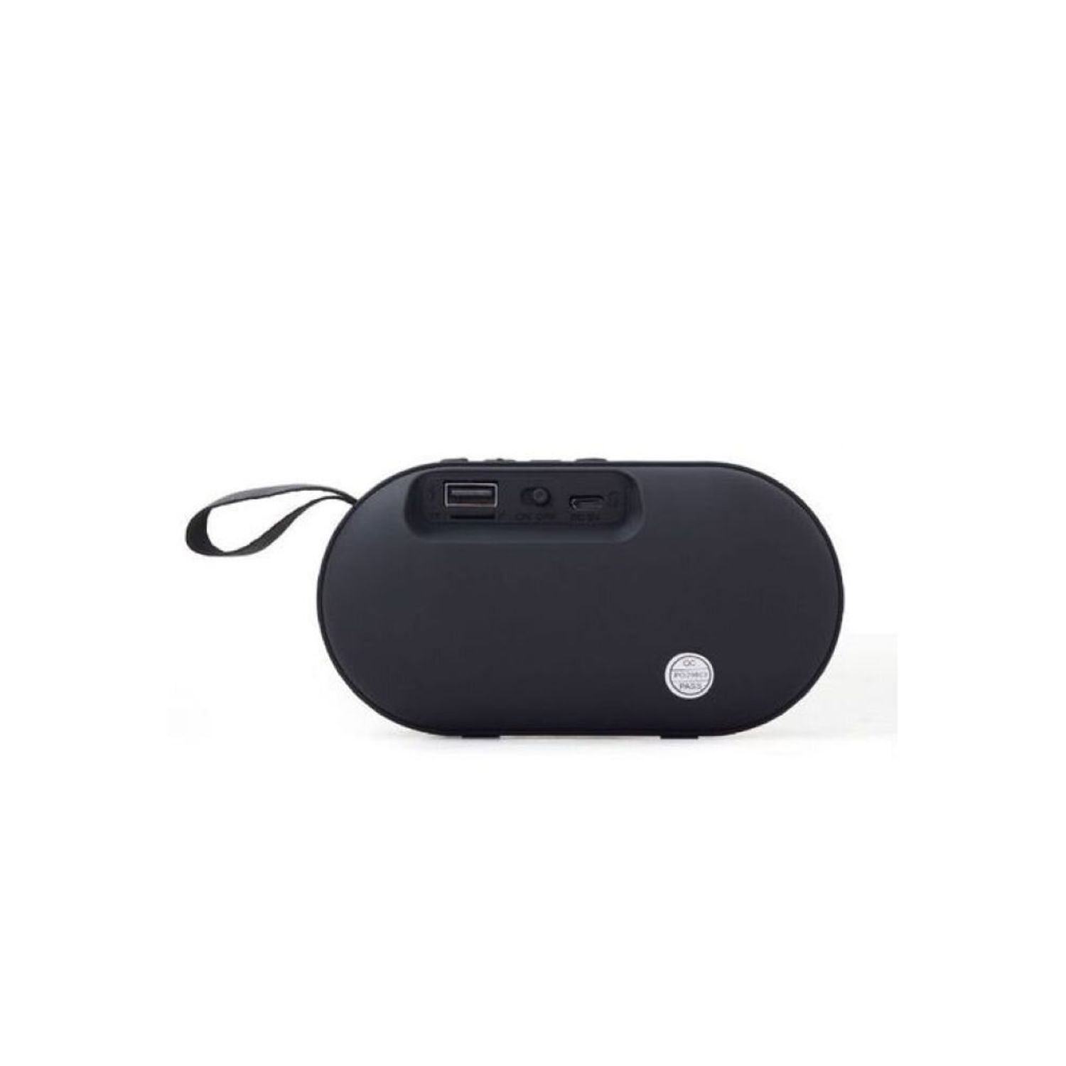 Boxa Portabila Gembird SPK-BT-11-GR, 3 W, Bluetooth, microfon, Gri fotografia produsului View 3 L
