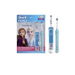 Pachet Family Periuta de dinti electrica copii + adult Oral-B, autonomie 10 zile, 2 programe, 2 capete, Albastru fotografia produsului View 3 S