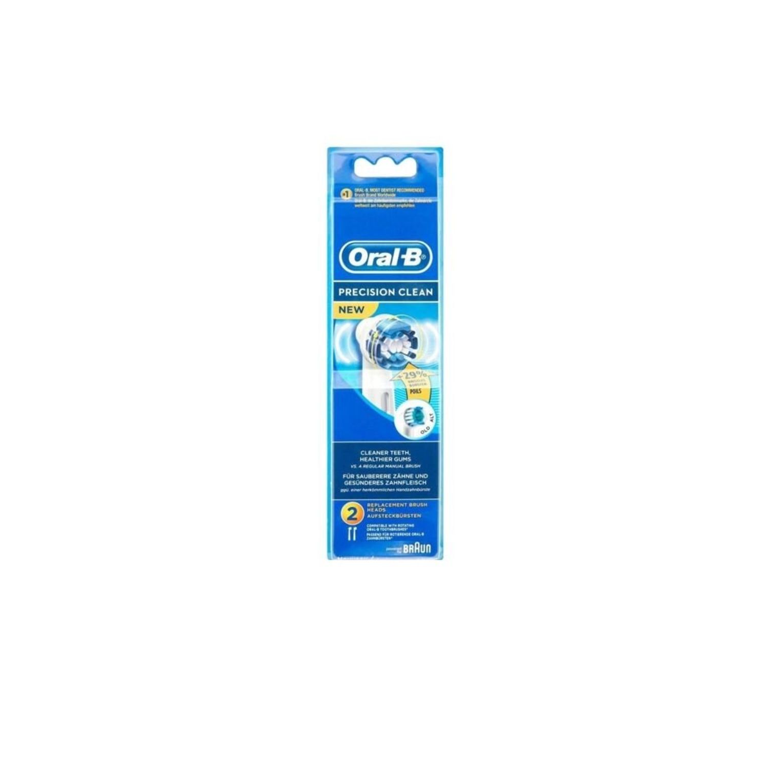 Rezerva periuta electrica Oral-B EB20 2 EURO FFS, 2 buc, Alb fotografia produsului