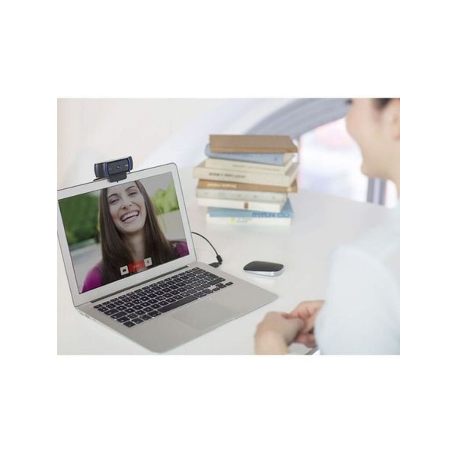 Camera Web LOGITECH C920E, USB, CMOS, Full HD, 30fps, Negru fotografia produsului View 5 L
