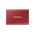 SSD Extern Samsung T7, 2 TB, USB type-C 3.2, solutie termica sofisticata, Rosu fotografia produsului