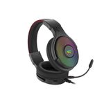 Casti Gaming Havit H2028U, microfon, iluminare RGB, USB (Negru) fotografia produsului View 4 S