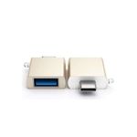 Adaptor Satechi ST-TCUAG, USB-A, USB-C, Auriu fotografia produsului View 3 S
