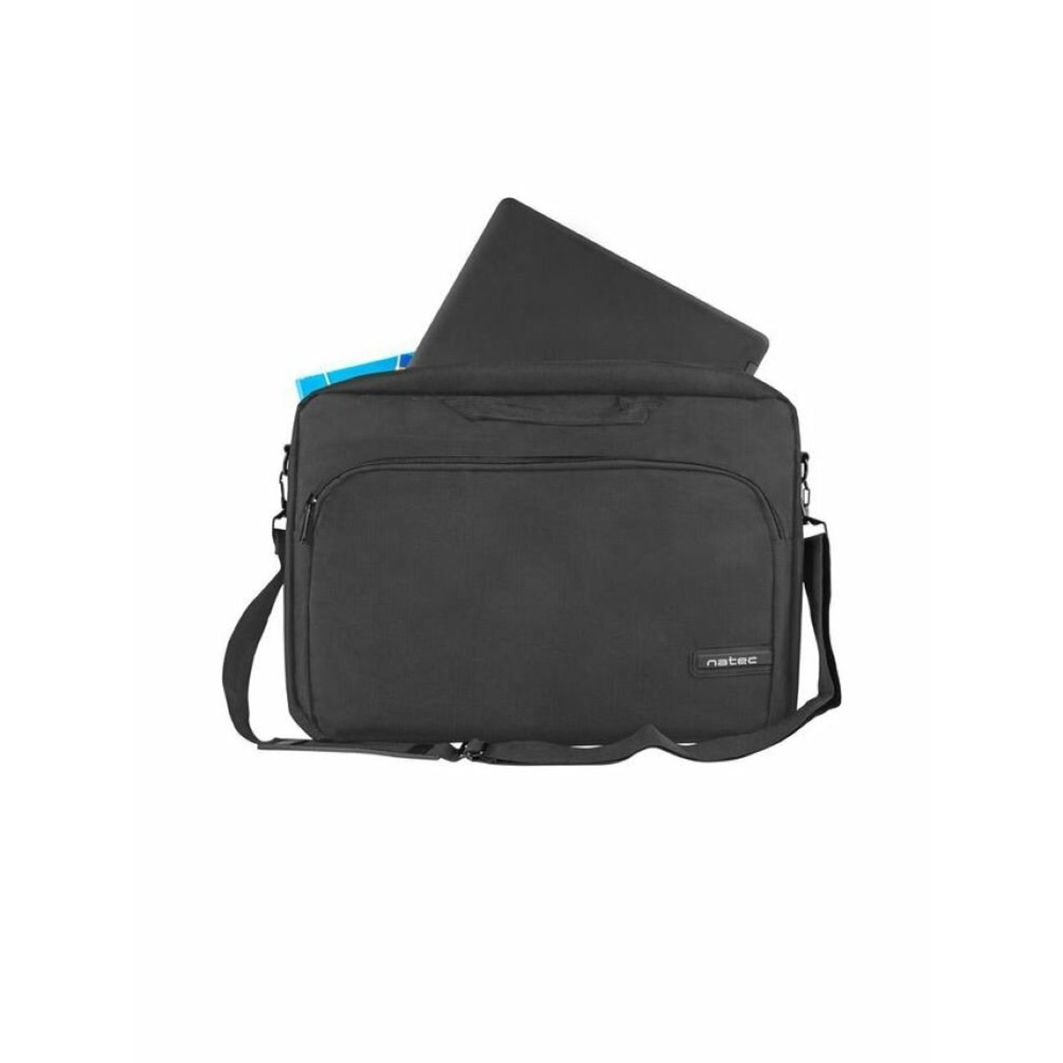 Geanta Laptop Natec Wallaroo 15.6 inch +  Mouse wireless, Negru fotografia produsului View 3 L