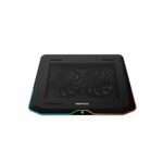 Cooler laptop Deepcool N80, 17.3 inch, iluminare RGB, 2x USB 3.0, Negru fotografia produsului View 2 S