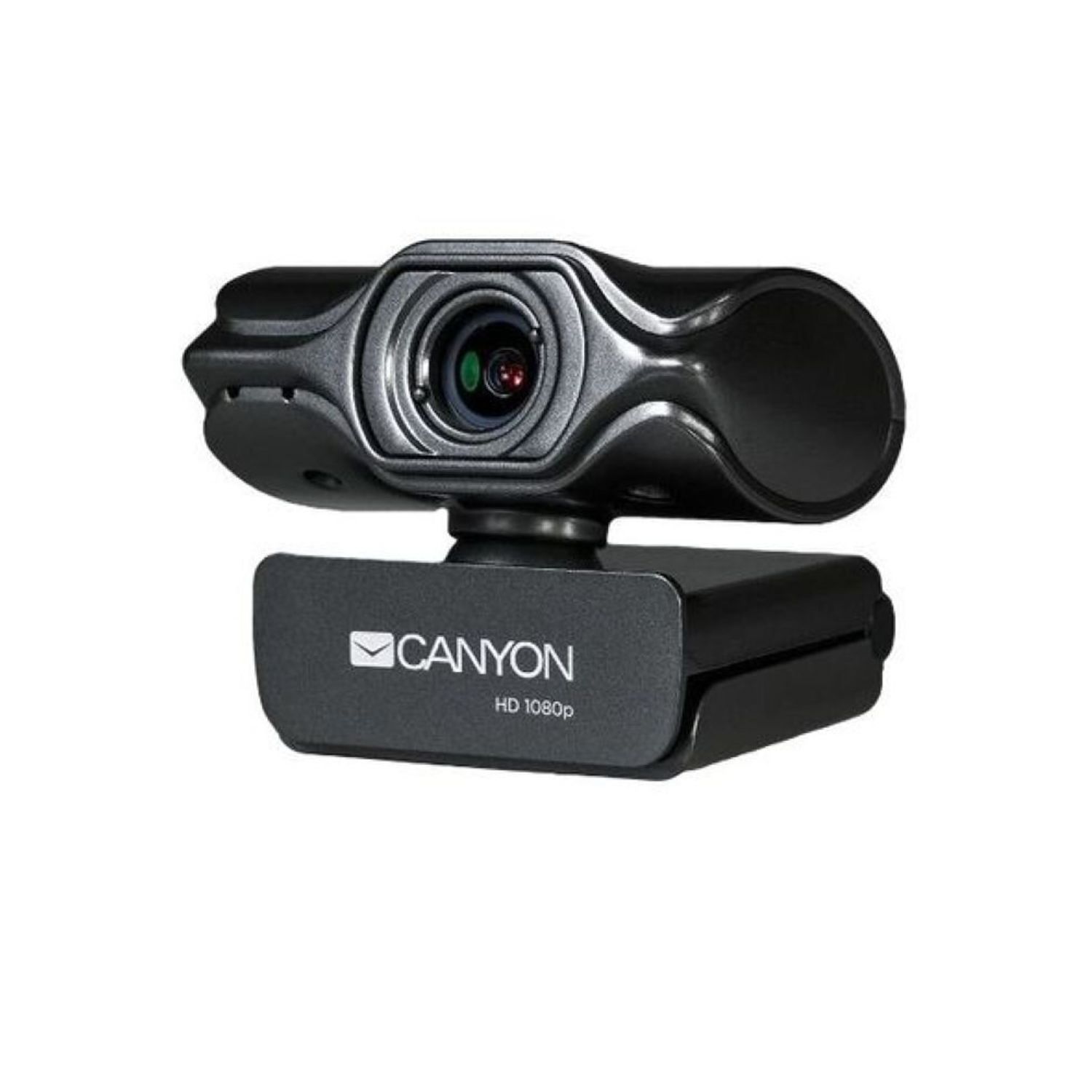 Camera web Canyon CNS-CWC6N, 2K QHD 30fps, USB, 3.2 MP, Tripod inclus, Negru fotografia produsului View 3 L