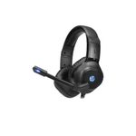 Casti Gaming HP DHE-8002, Stereo, Microfon, iluminare LED, Negru fotografia produsului