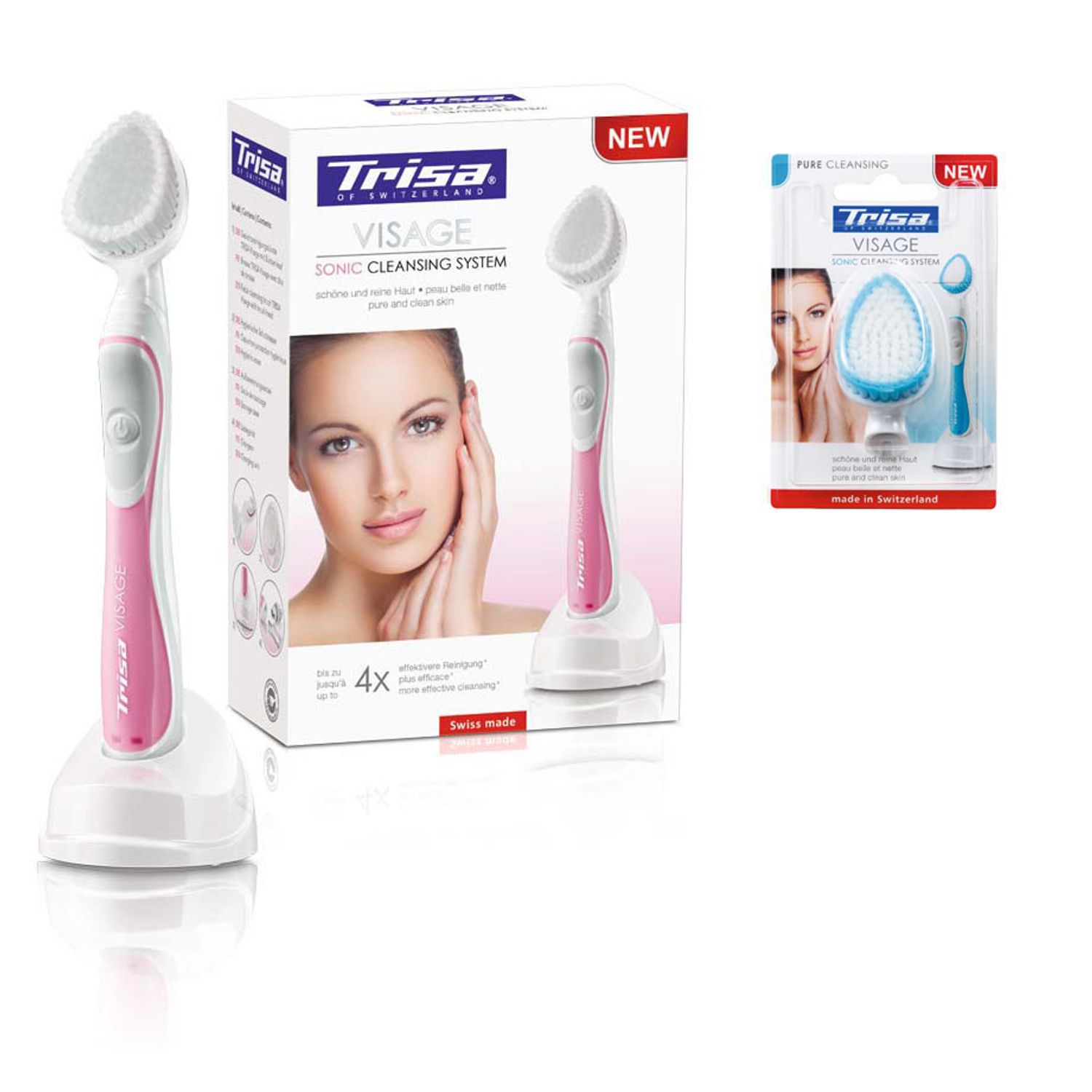 Pachet Sonic Visage System Pure Trisa 678333 cu 664855 fotografia produsului