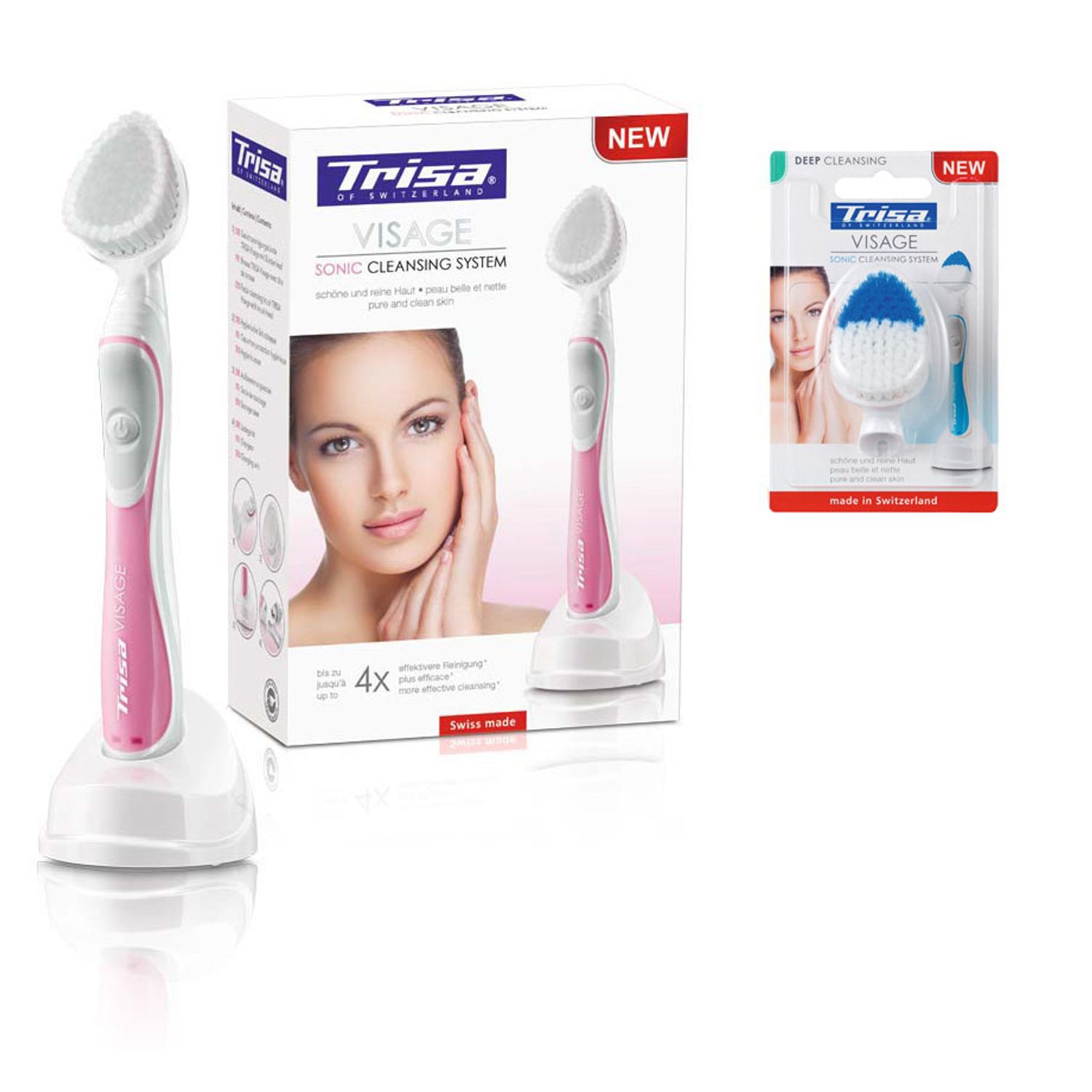 Pachet Sonic Visage System Deep Trisa 678333 cu 667129 fotografia produsului