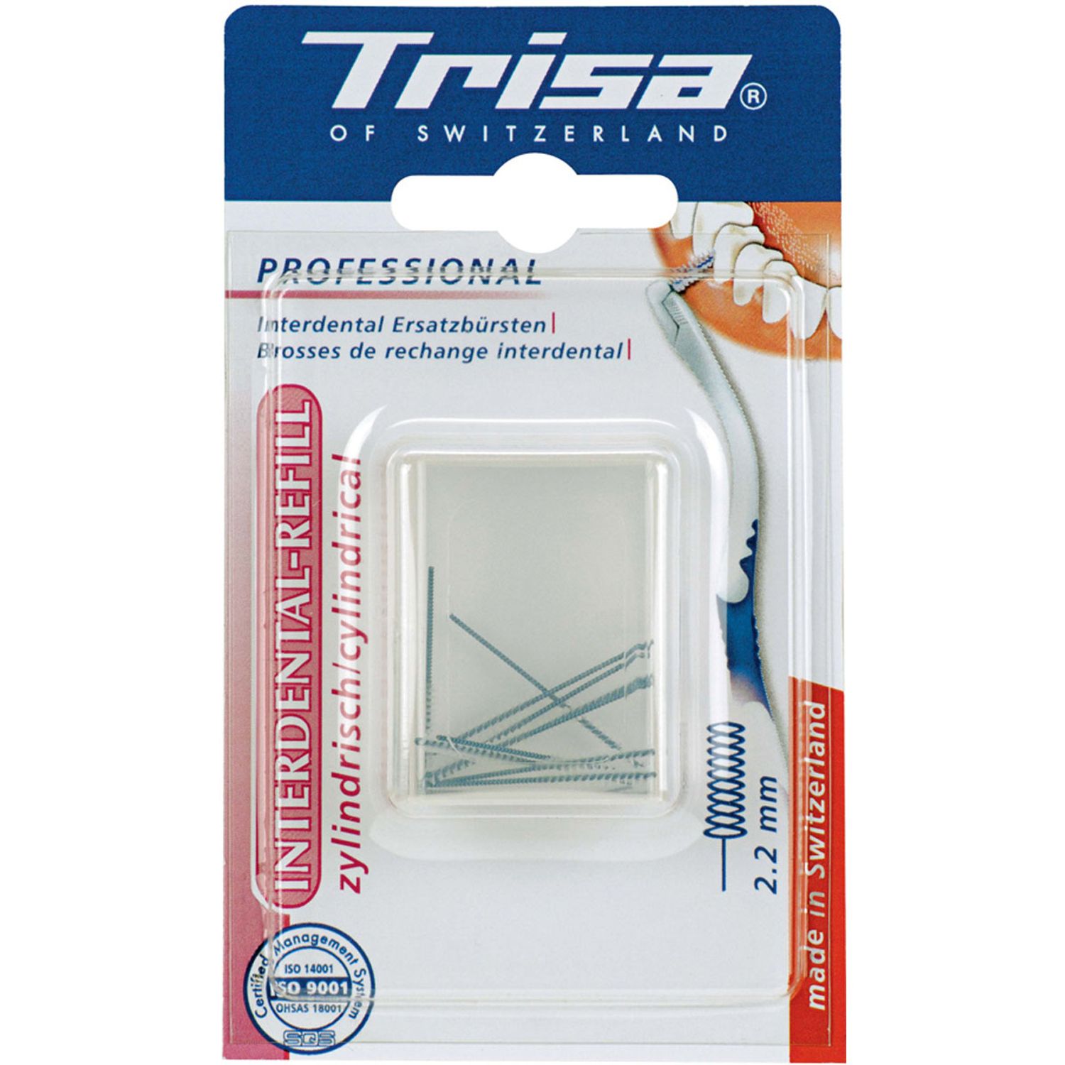 Rezerve periute interdentare cilindrice 22 mm Trisa fotografia produsului
