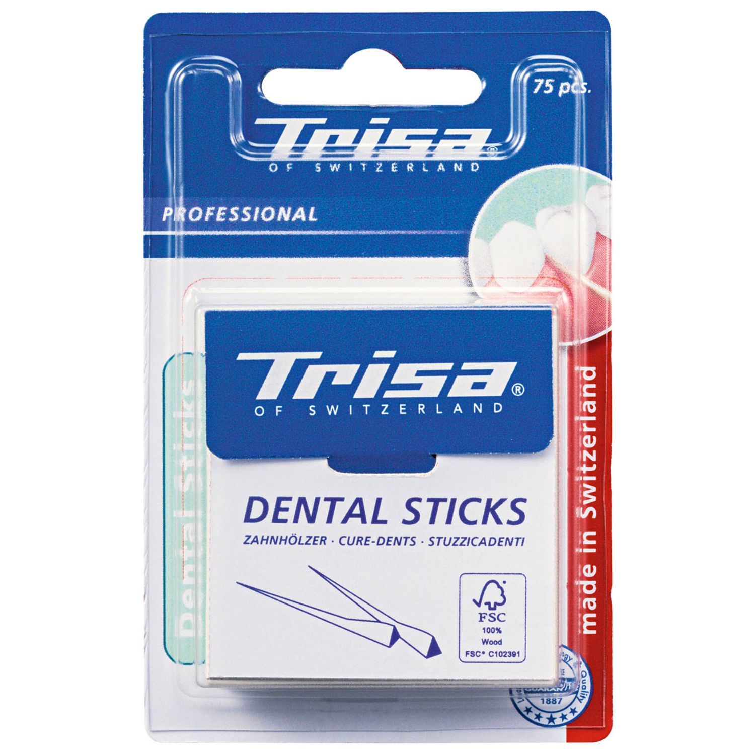 Scobitori dentare din lemn Trisa 901350 fotografia produsului View 2 L