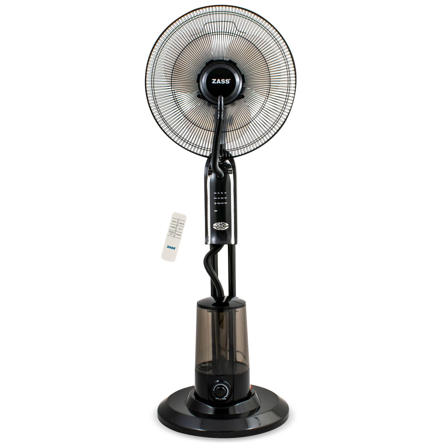 Ventilator cu telecomanda si pulverizare apa Zass ZMF 02 NEGRU fotografia produsului