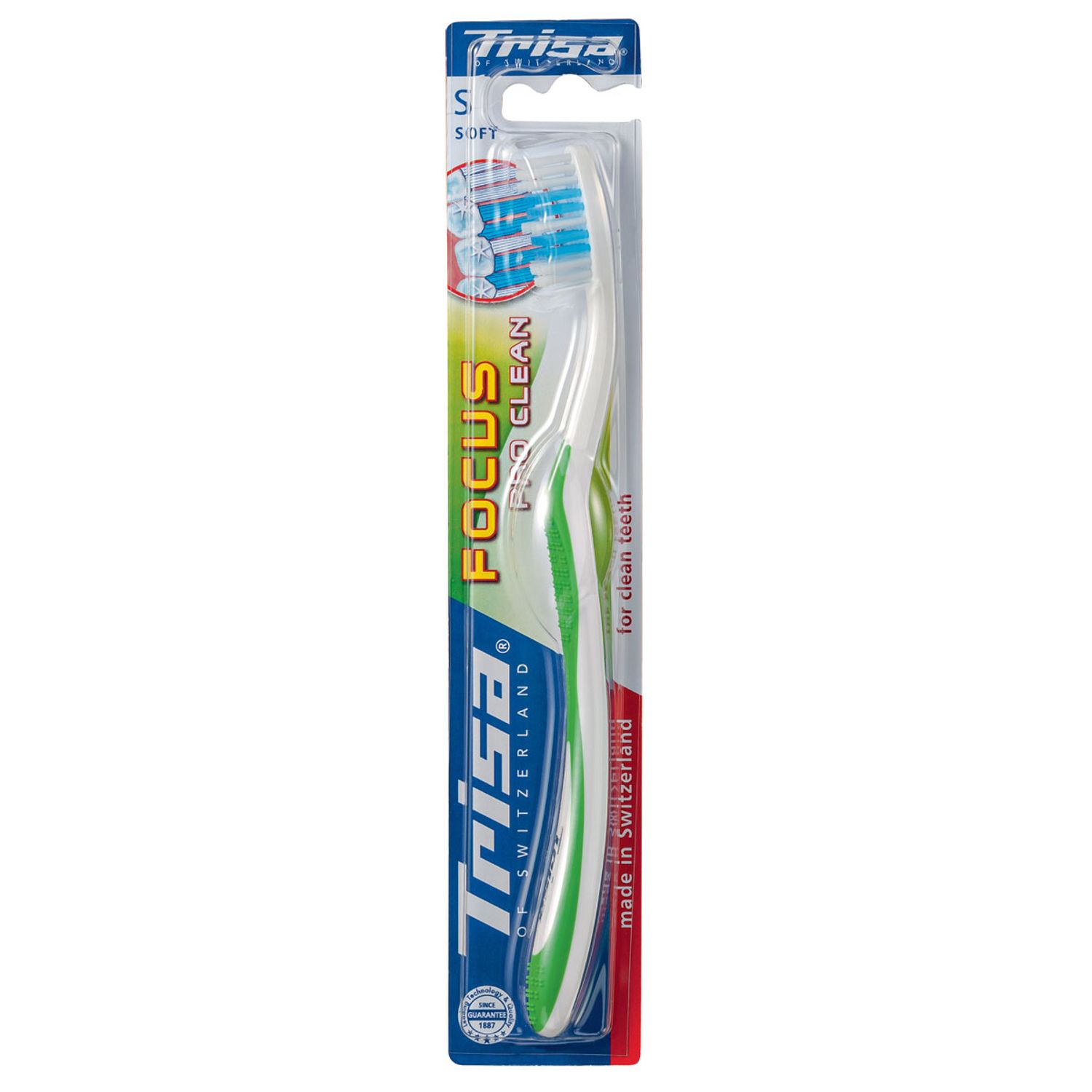 Periuta de dinti Focus Pro Clean Soft Trisa fotografia produsului
