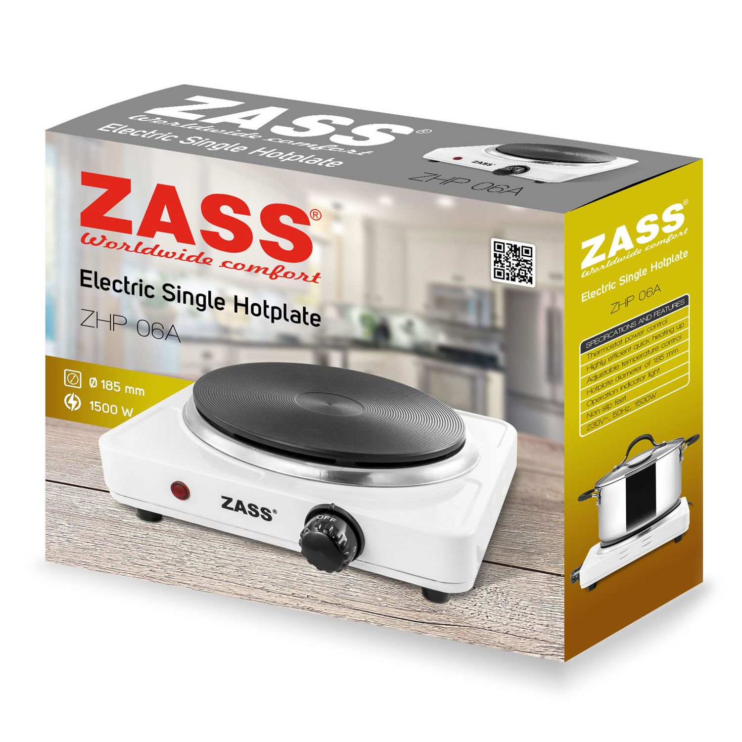 Plita electrica Zass ZHP 06 A fotografia produsului View 4 L