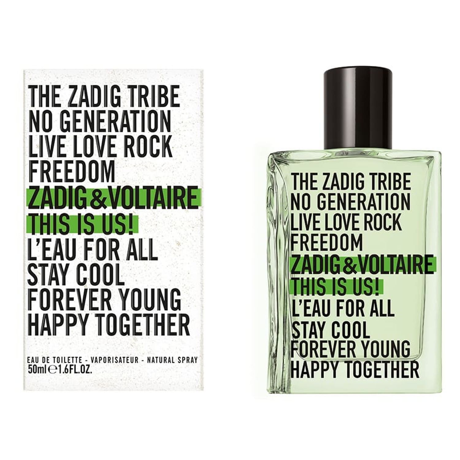 Apa de toaleta Zadig & Voltaire This is Us!, 50 ml, unisex fotografia produsului