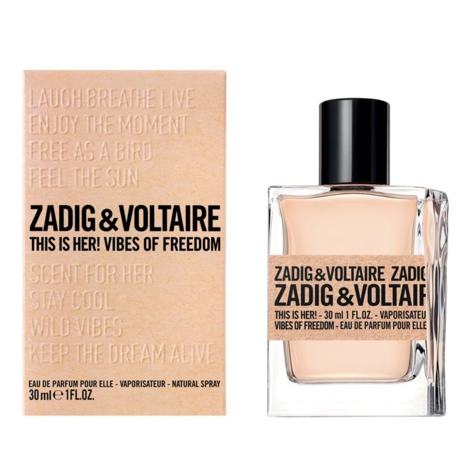 Apa de parfum Zadig & Voltaire This is Her! Vibes of Freedom, 100 ml, pentru femei fotografia produsului View 3 L