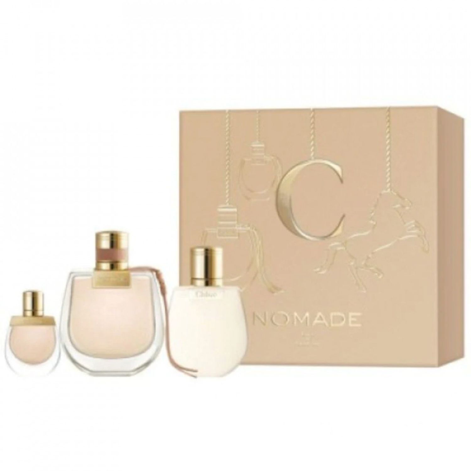 Set Cadou Chloe Nomade: 75ml Apa de Parfum + 5ml Apa de Parfum + 100ml Lotiune de Corp fotografia produsului