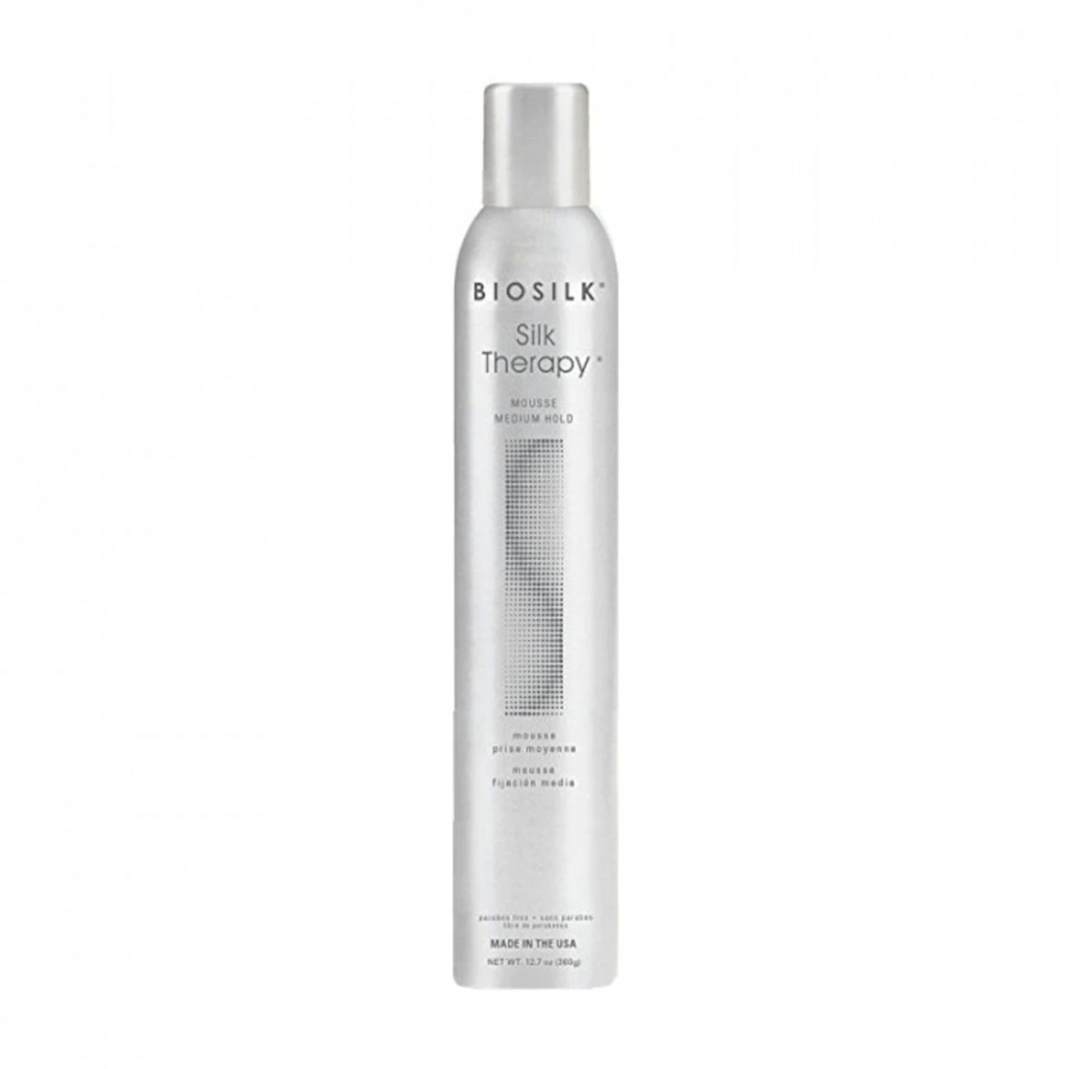 Spuma pentru par cu fixare medie Biosilk Silk Therapy, 360gr fotografia produsului