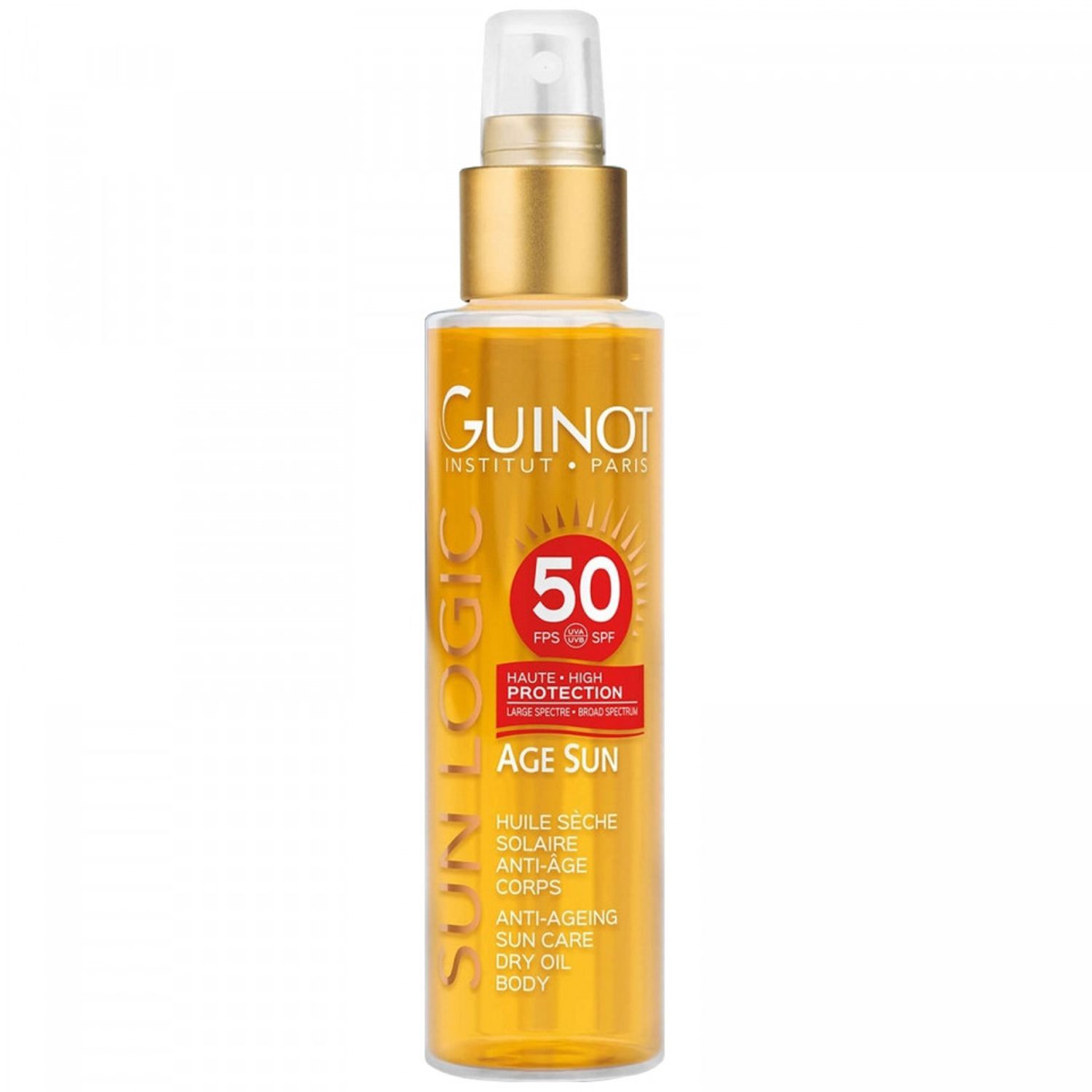 Ulei Uscat De Corp Guinot Age Sun Huile SPF50, 150ml fotografia produsului