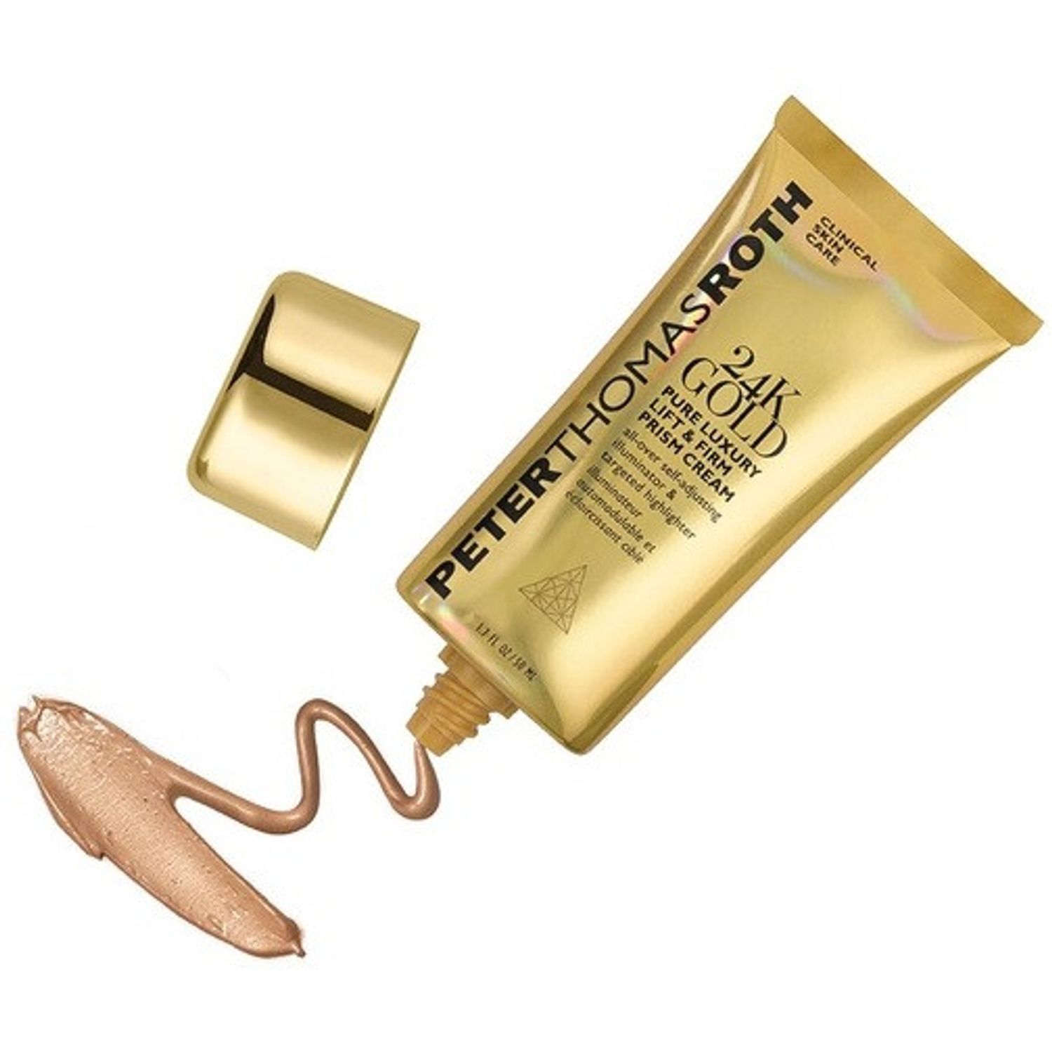 Crema iluminatoare Peter Thomas Roth 24K Gold Pure Luxury Life & Firm Prism Cream, 50 Ml fotografia produsului View 2 L