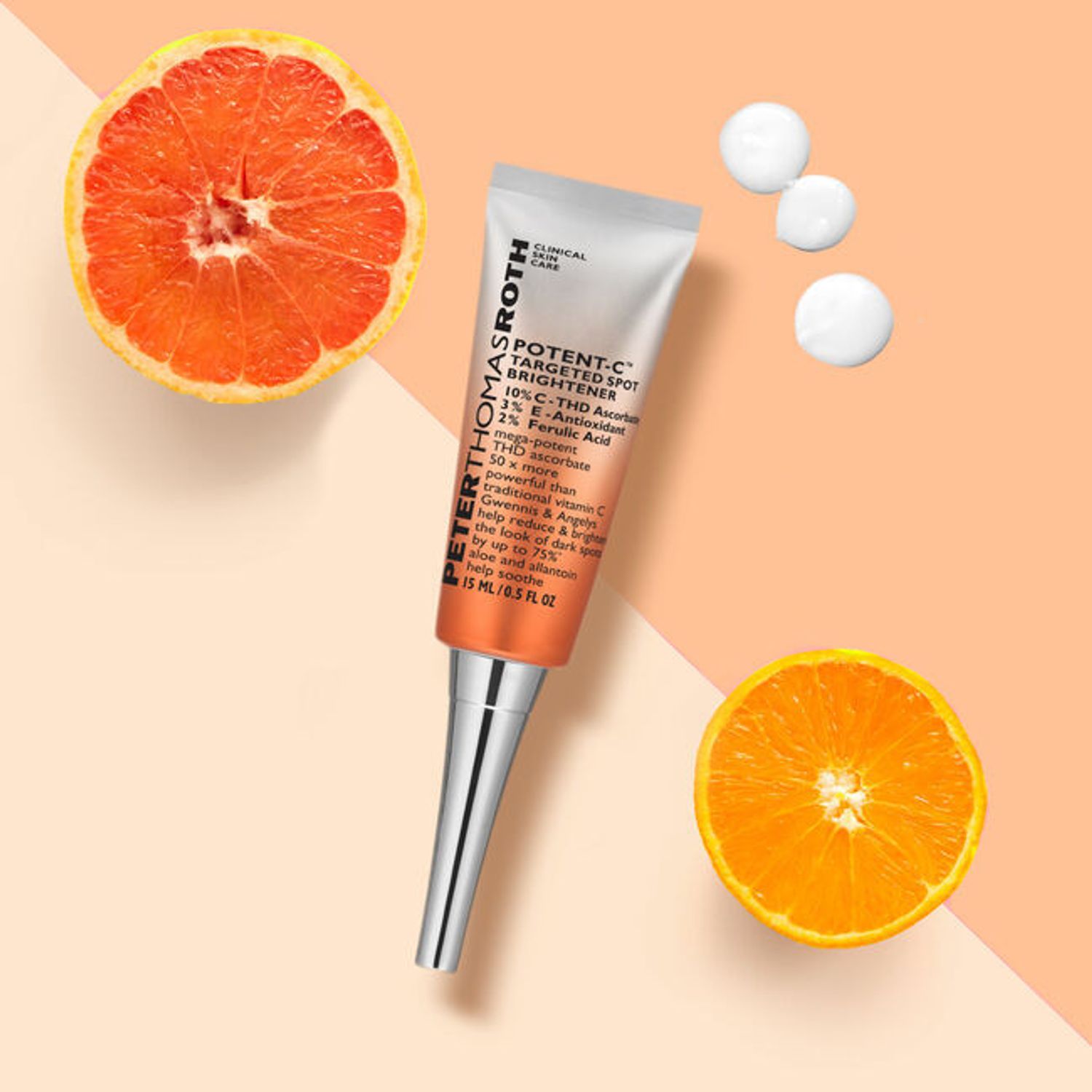 Iluminator pentru pete Peter Thomas Roth Potent-C Targeted Spot Brightener 15 Ml fotografia produsului View 2 L