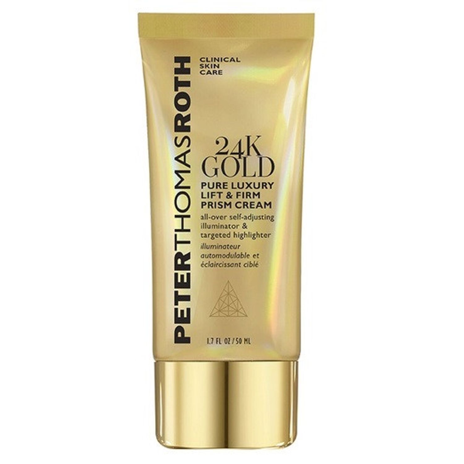 Crema iluminatoare Peter Thomas Roth 24K Gold Pure Luxury Life & Firm Prism Cream, 50 Ml fotografia produsului