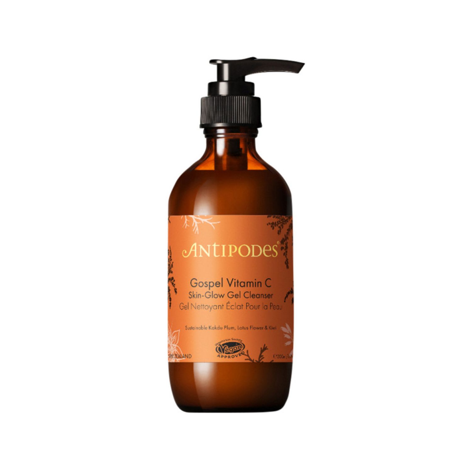Gel de curatare Antipodes Gospel Vitamina C Skin Glow Gel Cleanser, 200ml fotografia produsului