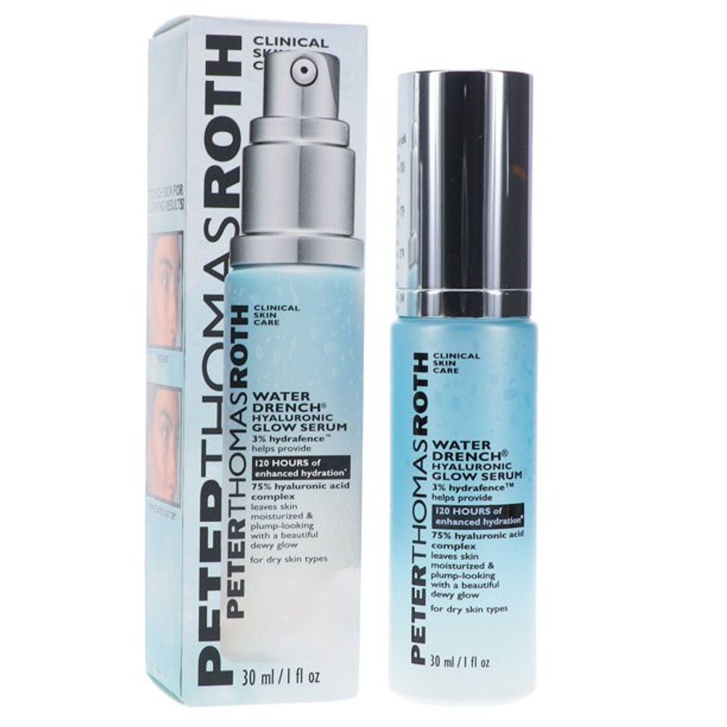 Ser cu acid hialuronic Peter Thomas Roth Water Drench Hyaluronic Glow Serum 30 Ml fotografia produsului