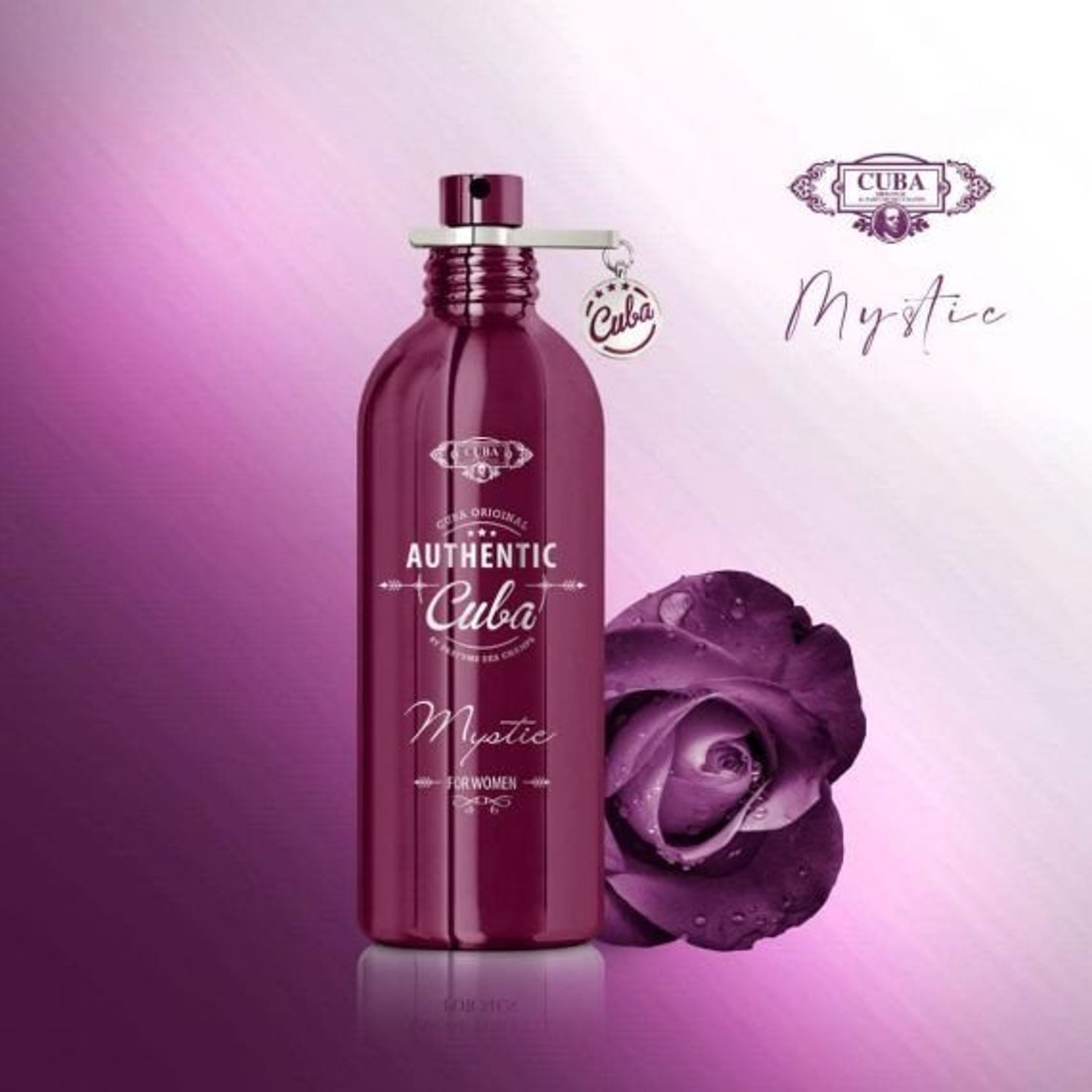 Apa de parfum Cuba Mystic, 100 ml, pentru femei fotografia produsului View 2 L
