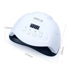 Lampa unghii UV LED, double light, 90w SUN X7 PLUS display, senzor, timer fotografia produsului View 4 S