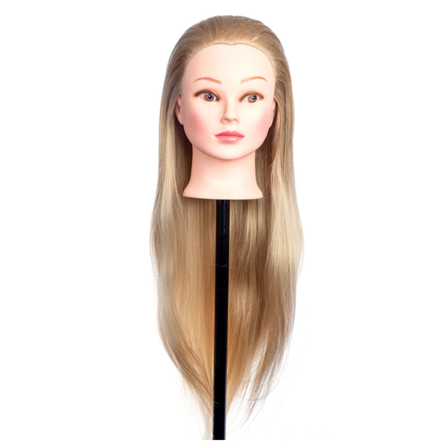 Cap practica 4A, 80 cm, blond, par sintetic, suport inclus fotografia produsului