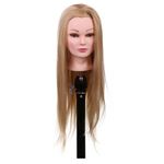 Cap practica de manechin pentru coafat, par blond - 60cm lungime fotografia produsului View 2 S