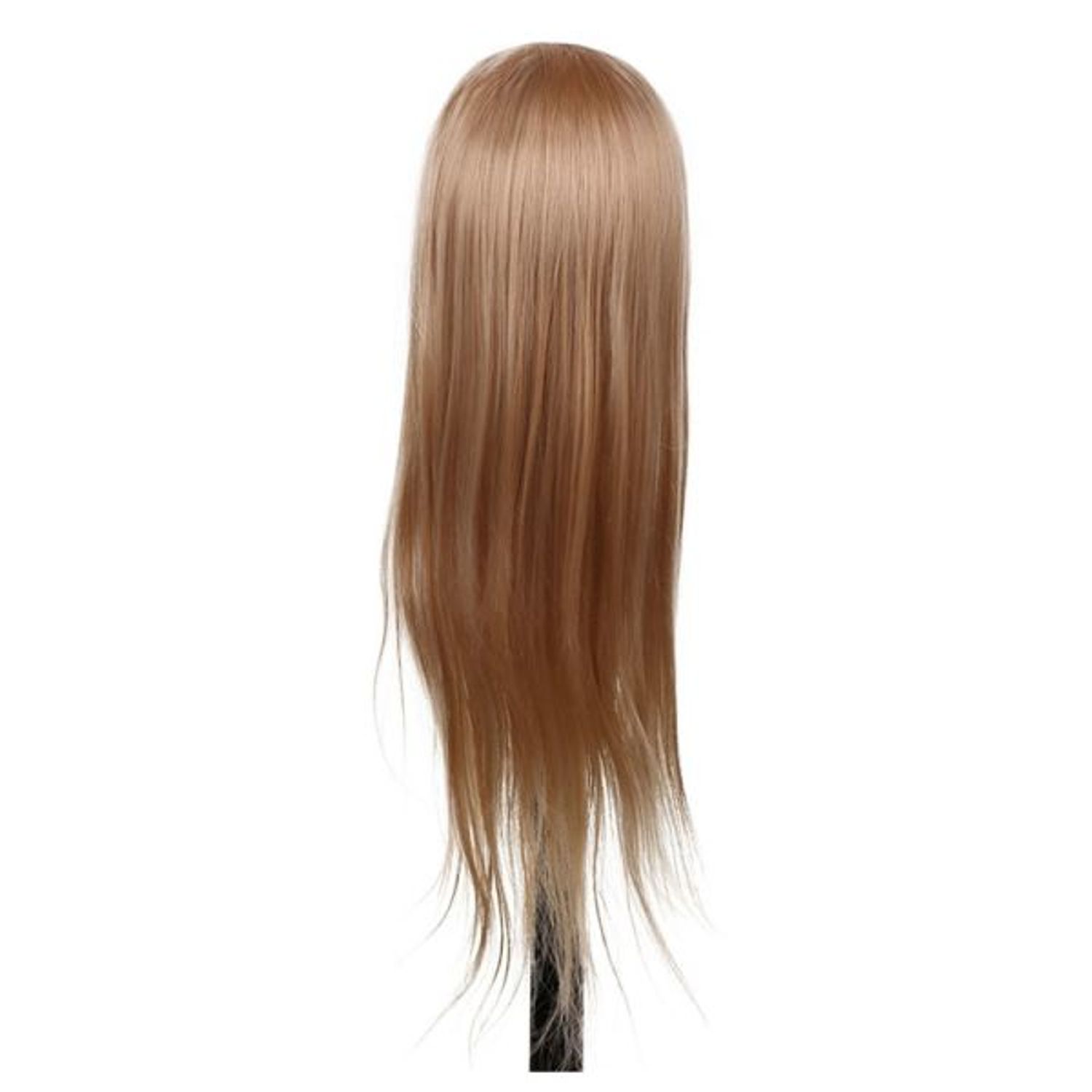 Cap practica de manechin pentru coafat, par blond - 60cm lungime fotografia produsului View 3 L