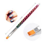 Pensula ombre rainbow, constructie unghii cu gel, nr 5, dreapta fotografia produsului View 2 S