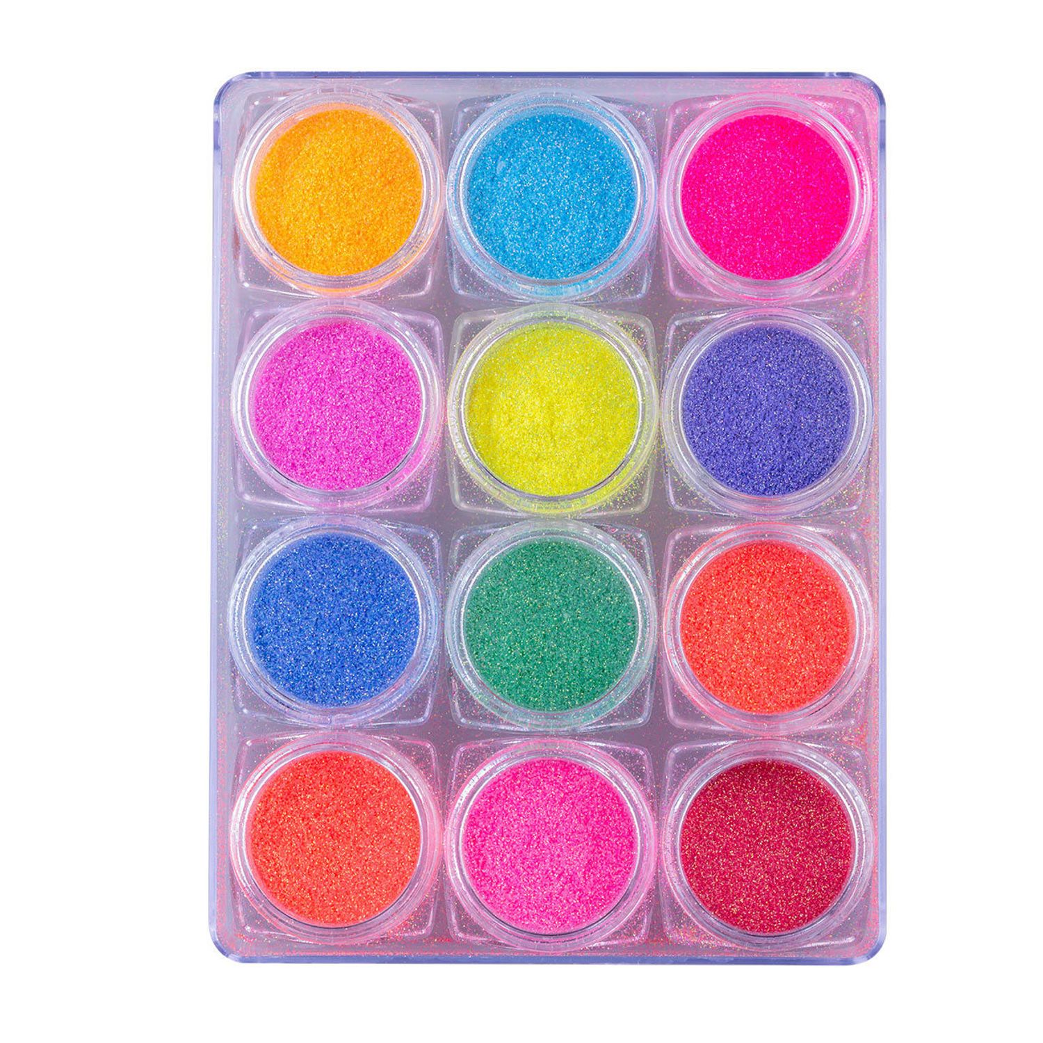 Set 12 sclipici cu efect neon fotografia produsului