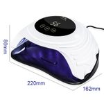 Lampa unghii UV LED 168w SUN F16 display, senzor, timer fotografia produsului View 5 S