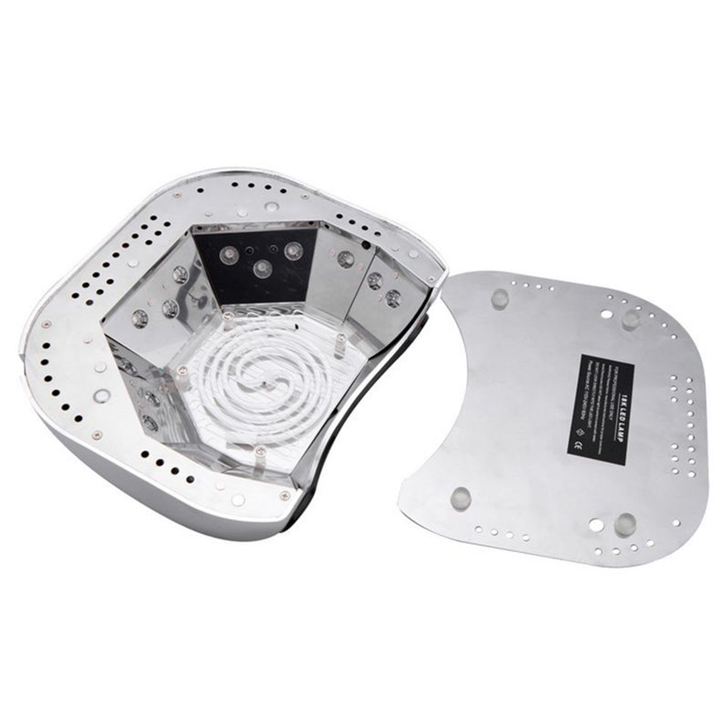 Lampa CCFL pentru unghii, 48 W, Alb fotografia produsului View 2 L