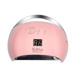 Lampa unghii UV LED, Sun6s, 48w, Profesionala, Senzor automat, Afisaj, Timer, Roz fotografia produsului
