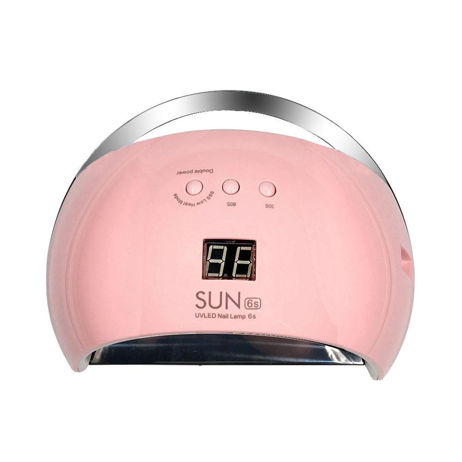 Lampa unghii UV LED, Sun6s, 48w, Profesionala, Senzor automat, Afisaj, Timer, Roz fotografia produsului