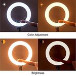 Ring Light led 52cm, cu trepied, 3suporti, 4 usb, telecomanda fotografia produsului View 5 S