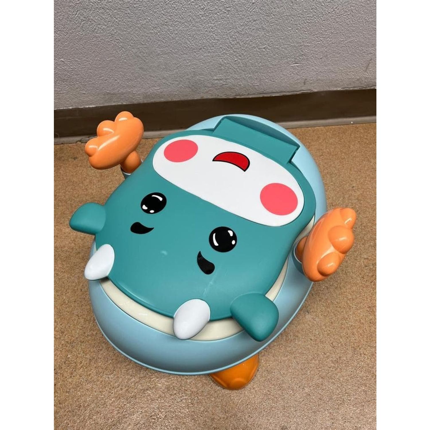 Olita Go Kart model vacuta cu capac si vas detasabil, turcuaz fotografia produsului View 6 L