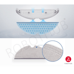 Set 2 lavete full mop pentru Xiaomi Roborock 3, S5 Max, S6, S6 MaxV, S6 Pure fotografia produsului View 3 S