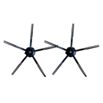 Set 2 perii laterale originale Roborock Q7 MAX+, Negru fotografia produsului