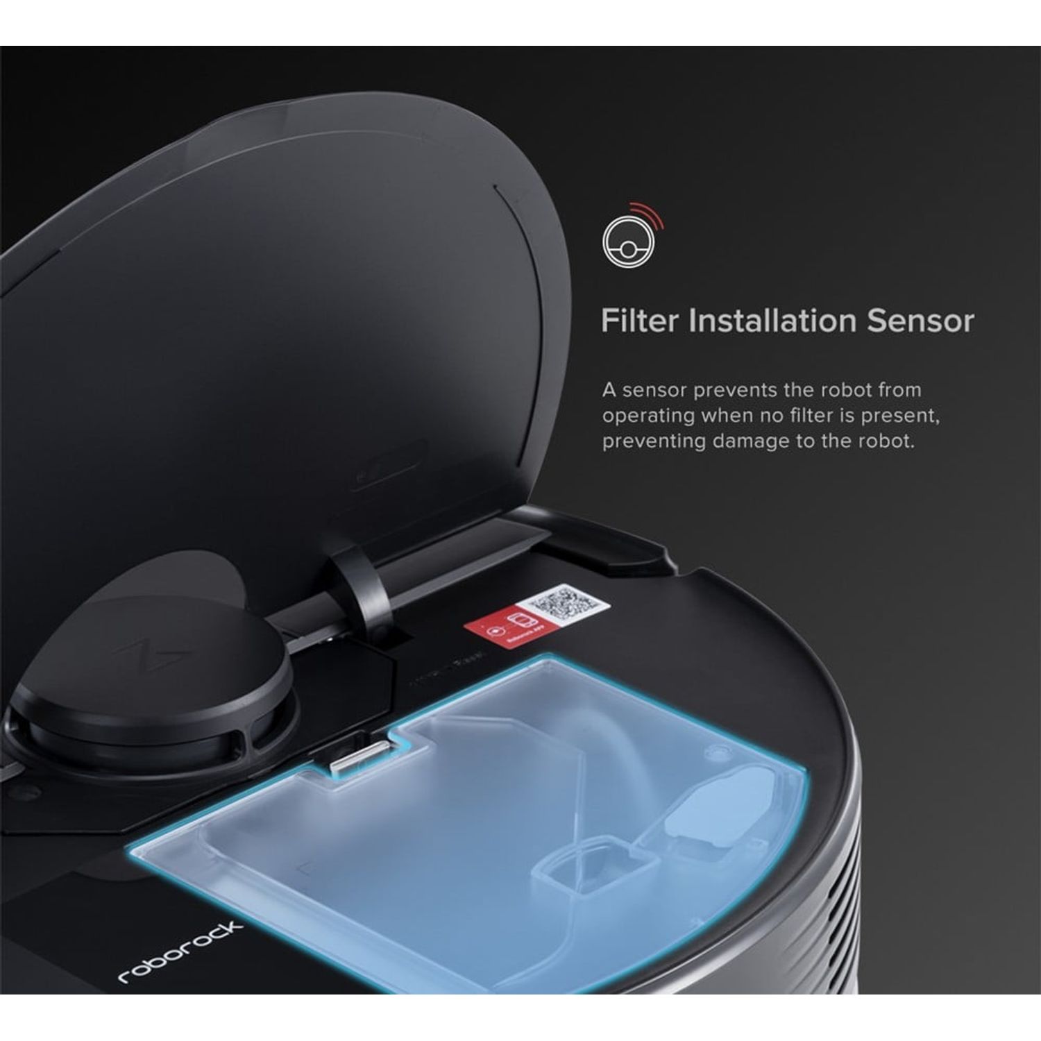 Set 2 filtre lavabile pentru aspiratorul robot Roborock Q7 MAX+ fotografia produsului View 2 L