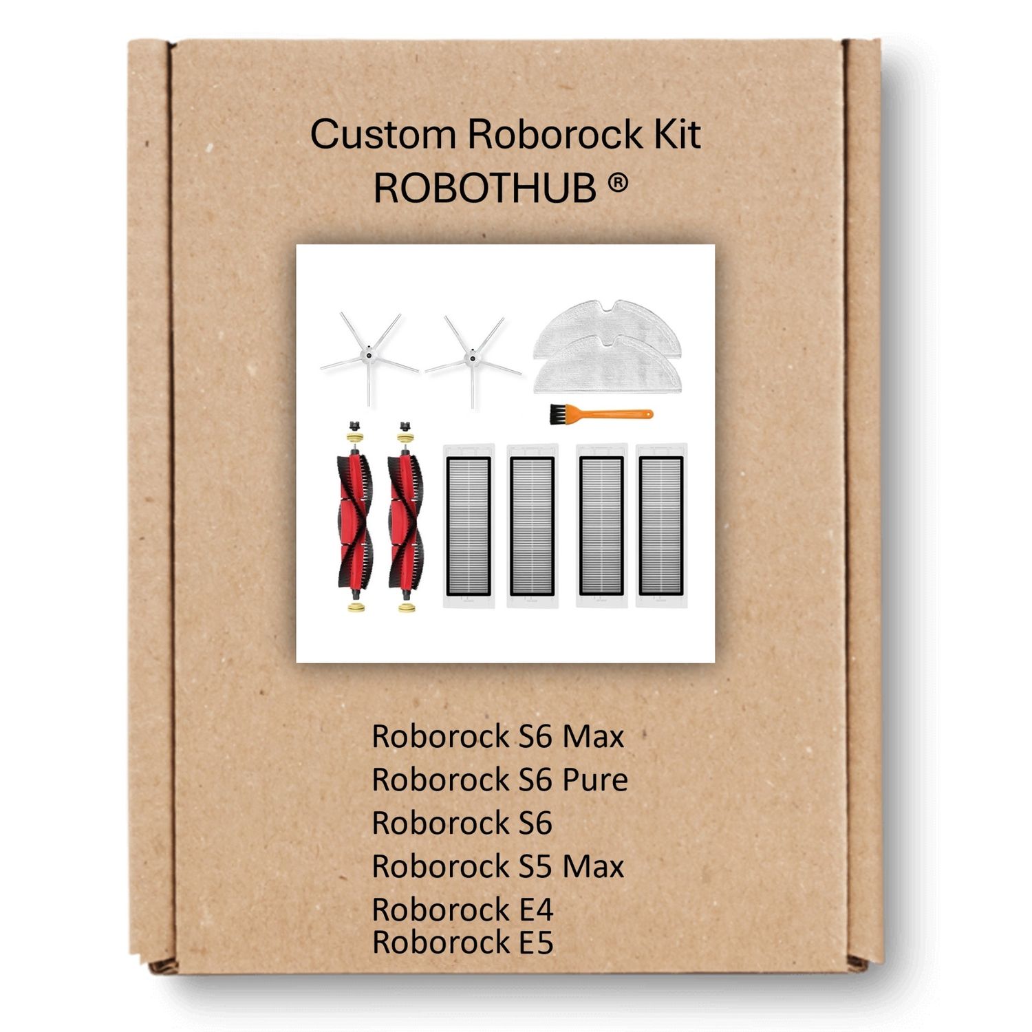 Set 11 accesorii compatibile cu Roborock S6 Max, S6 Pure, S6, S5 Max, E4, E5, Alb fotografia produsului View 2 L