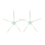 Set 2 perii laterale originale Roborock pentru S6 MaxV, S6, S5 Max, Alb fotografia produsului View 4 S