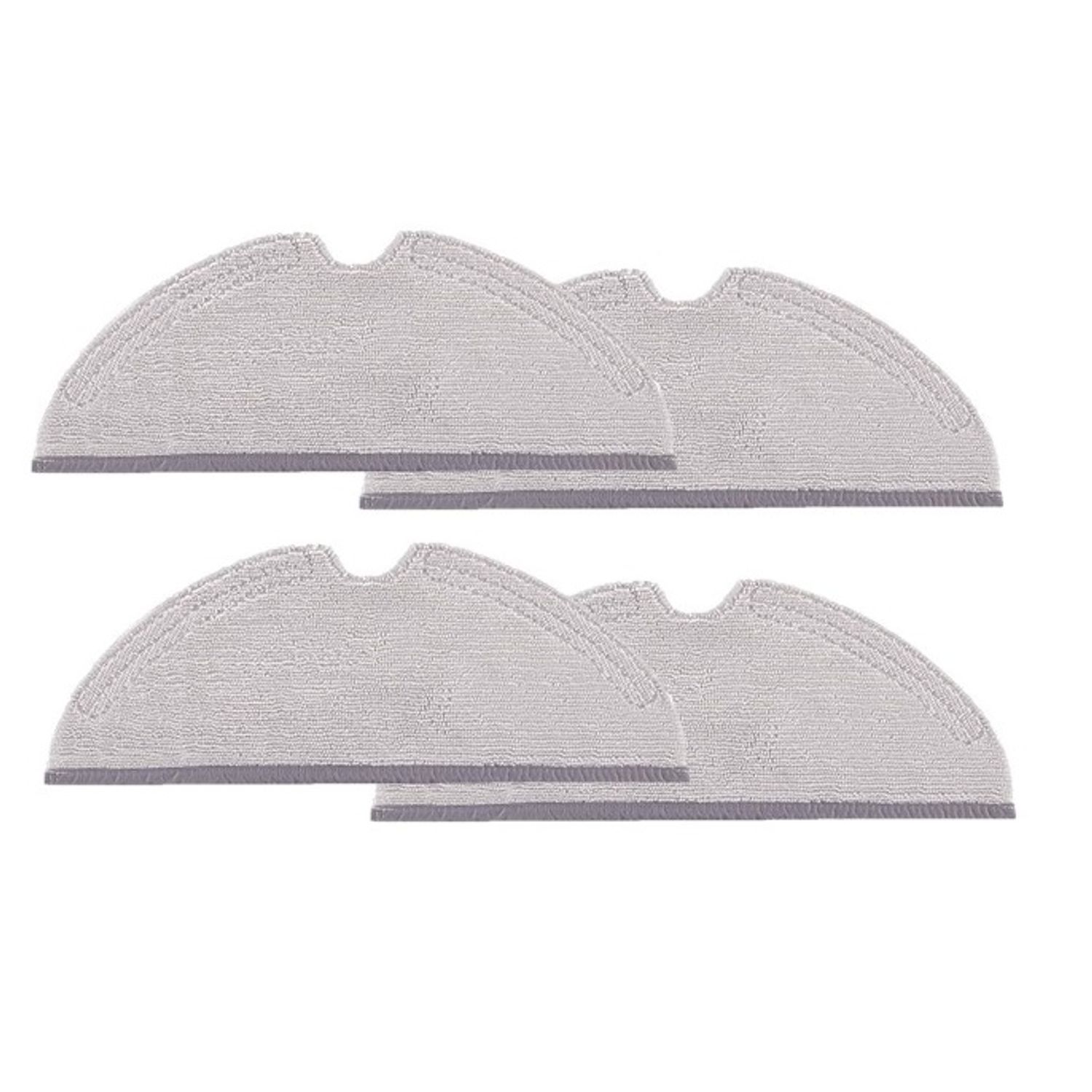 Set 4 x laveta full-mop originala aspirator Roborock S6, S6 MAXV, S5 MAX, S5, S50, S51, S55, E4, E5 fotografia produsului
