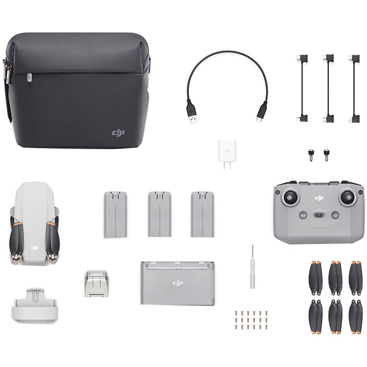 Drona DJI Mini 2 Fly More Combo , 4K, Gri fotografia produsului