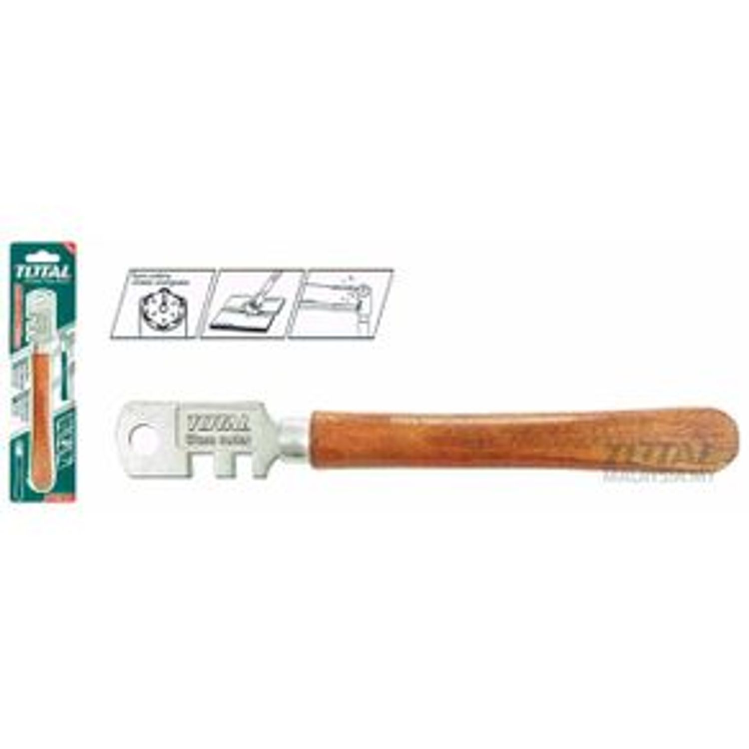 TOTAL - Diamant pentru taiat sticla - 130mm fotografia produsului